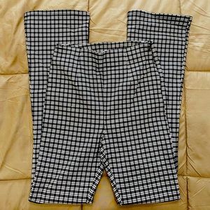 ASOS Flare Leg Check Pants Women’s Size 2